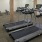 a gym with treadmills